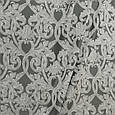 Декор ірек вензель молочний/т сірий, фото 2