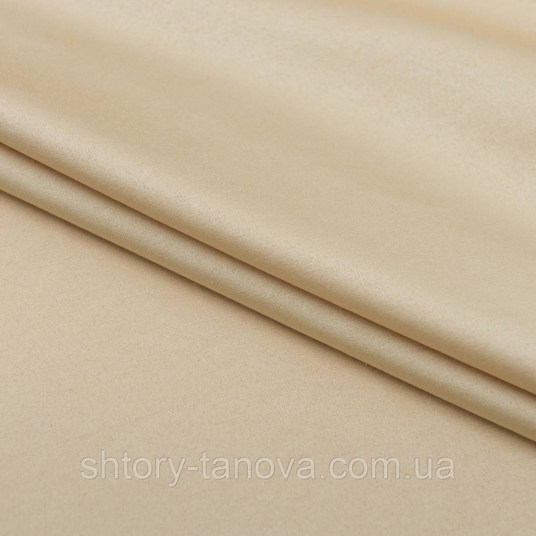 Декоративний сатин прада золото-беж, фото 1