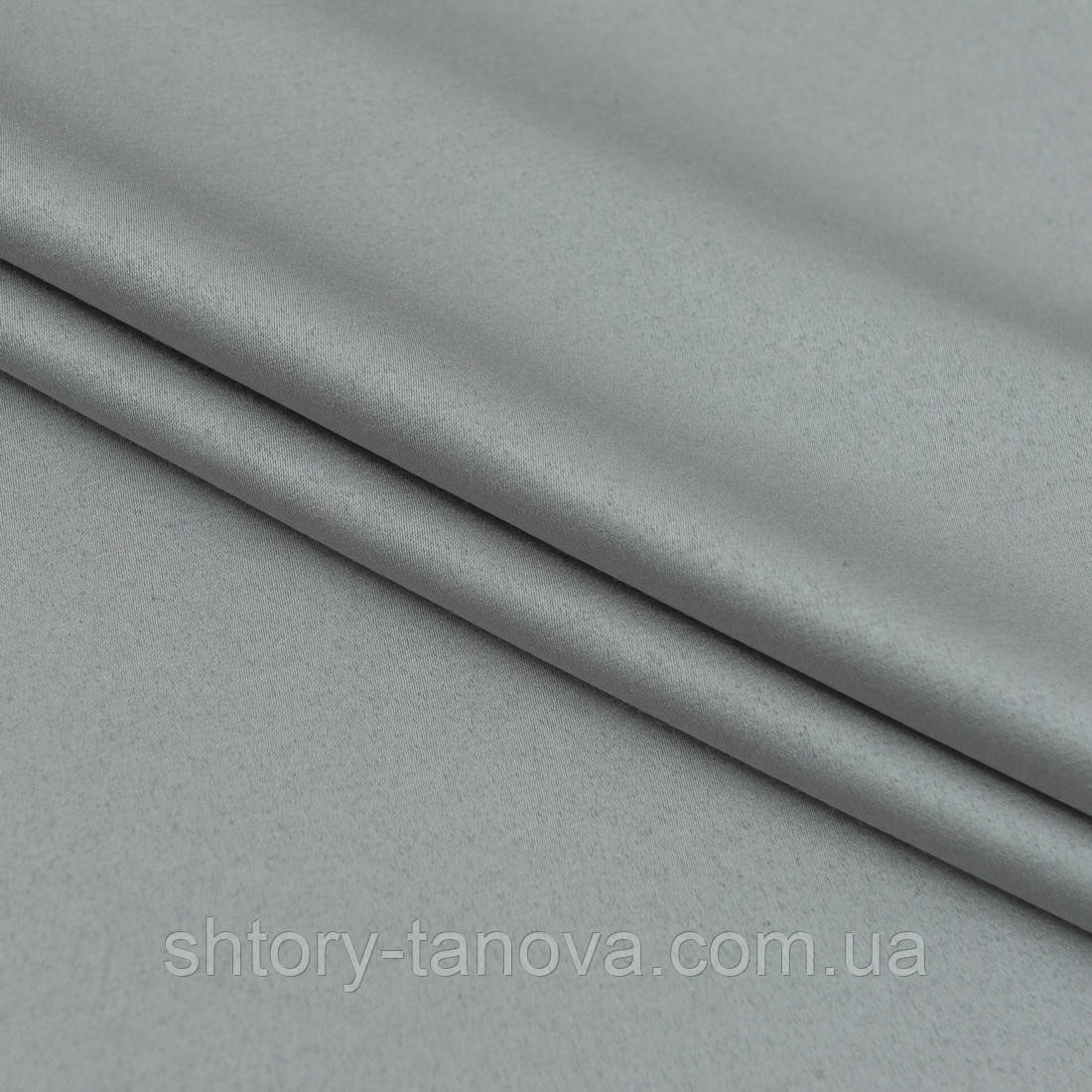 Декоративний сатин прада сірий, фото 1