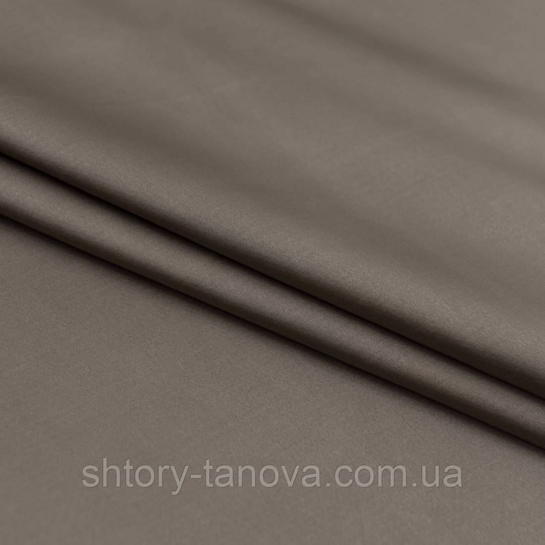 Декоративний сатин бравия сизо-сірий, фото 1