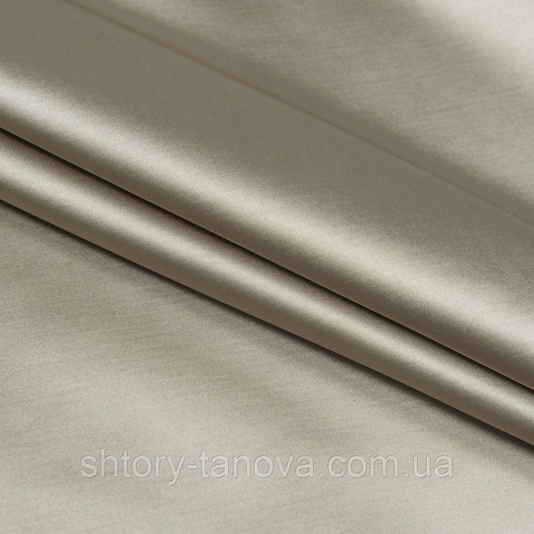 Декоративний сатин бравия беж, фото 1
