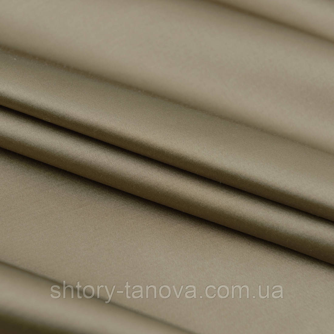 Декоративний сатин бравия тютюн, фото 1