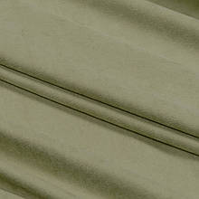 Замша для штор і декору зелена оливка