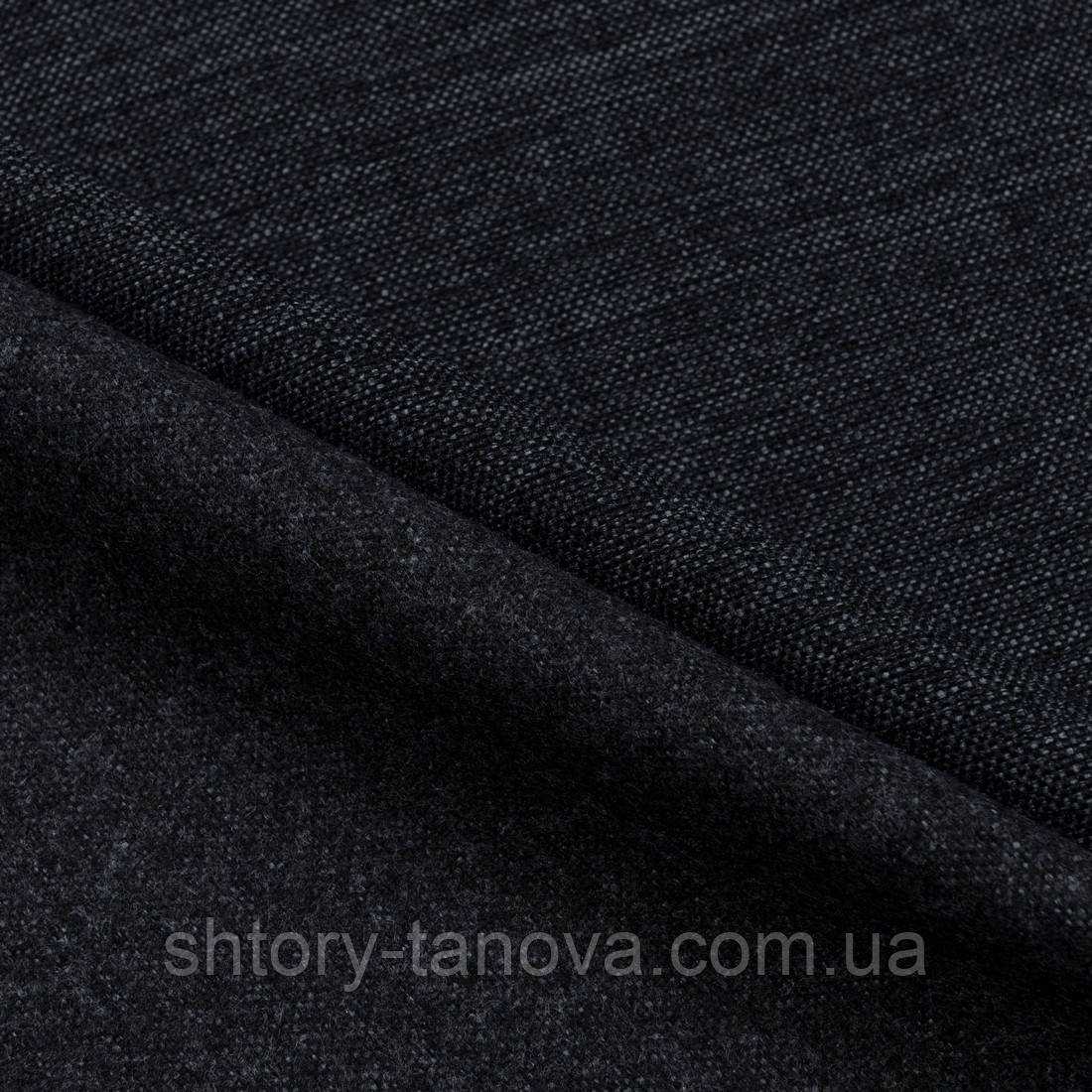 Декоративна рогожка китін графіт, фото 1