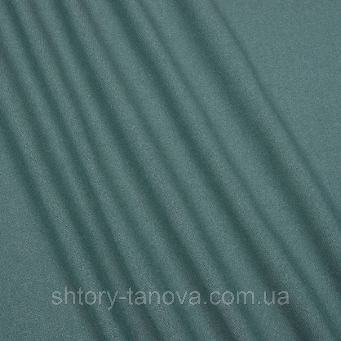 Декоративна тканина рустик меланж т. зелений, фото 1