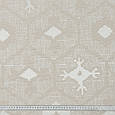Жаккард поле абстракція беж,мололчный, фото 3