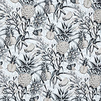 Декоративная ткань лонета пинас/pinas ананасы беж,серый