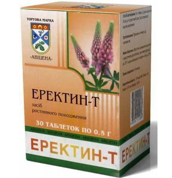 Засіб під час затримання еякуляції Еректин-Т табл.No 30, фото 1