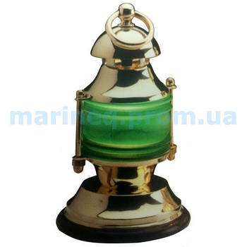 Лампа настільна, зелене скло. Арт. бази 07871