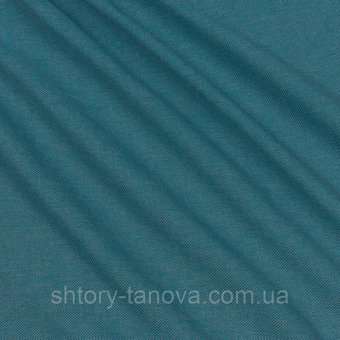 Рогожка меланж велика блакитний,коричневий, фото 1