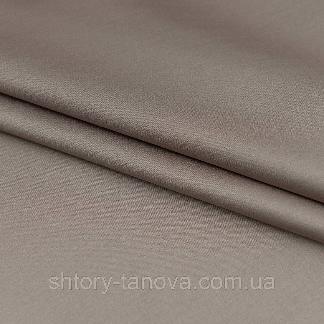 Декоративный сатин т.беж, фото 1