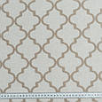 Шеніл жаккард ромб на шторах і декору св. пісок, фото 3