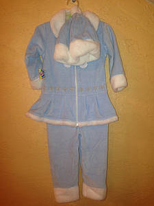 Костюм "Сніжинки" дитячий для дівчинки , ріст 94-104 карнавальний , блакитний , продаж - прокат