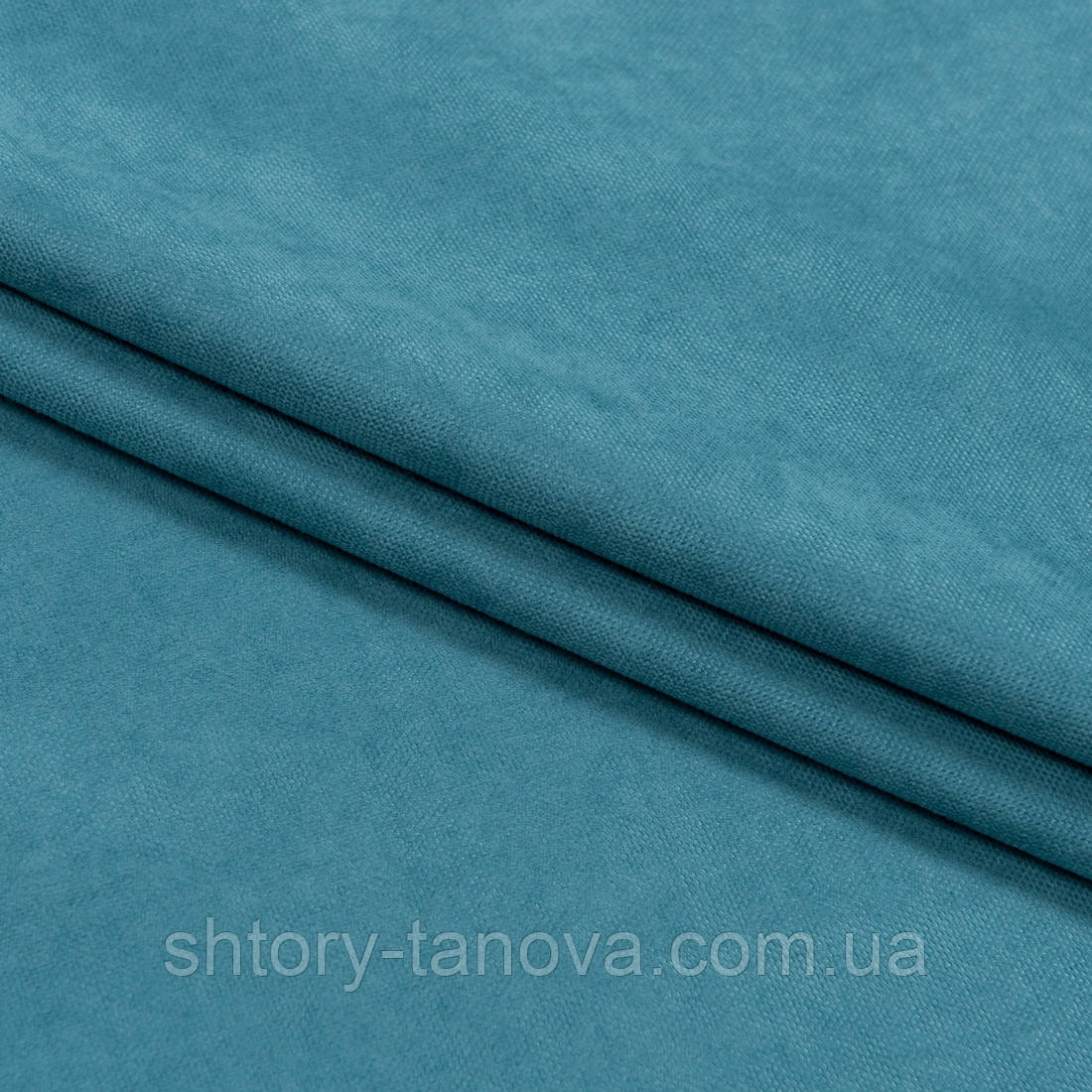 Нубук тканина для штор морська хвиля, фото 1