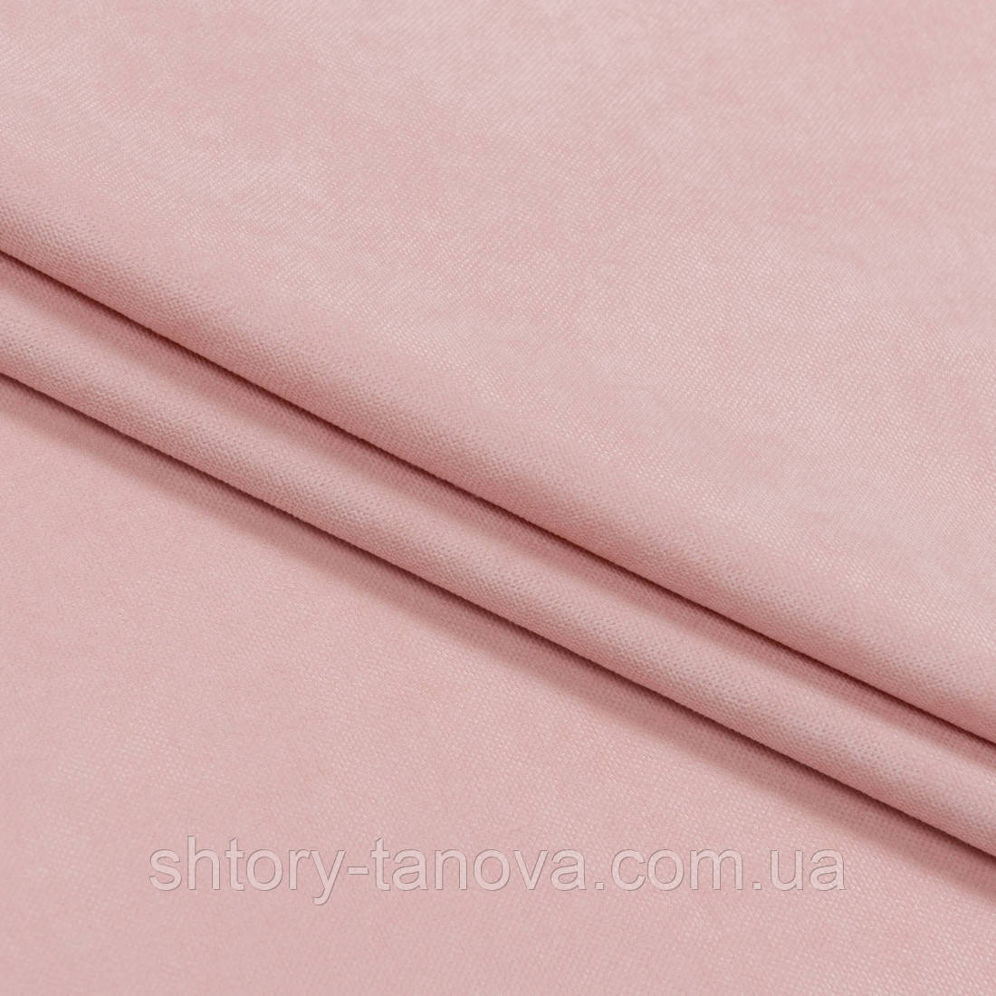 Нубук тканина для штор рожевий перли, фото 1