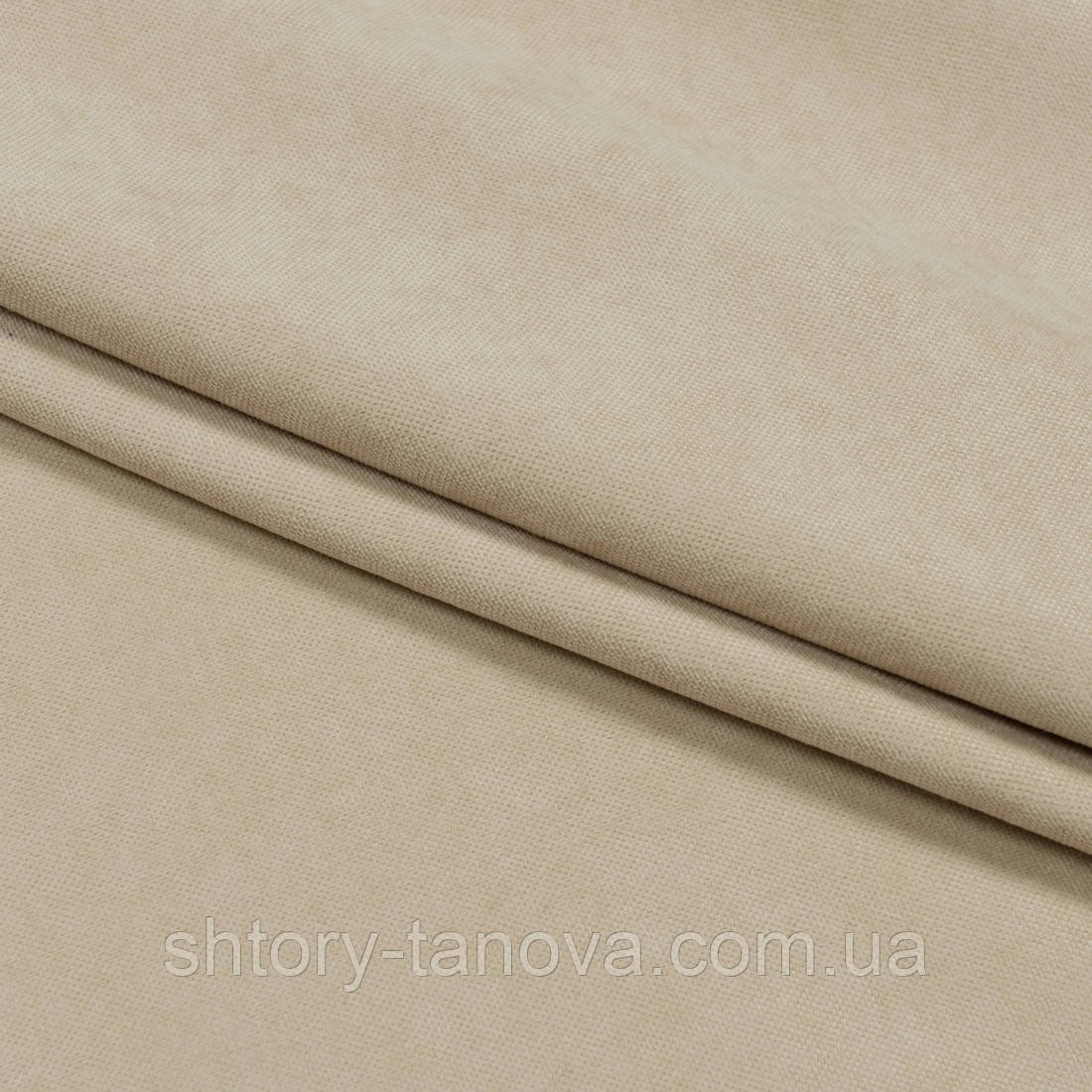 Нубук тканина для штор св. беж, фото 1