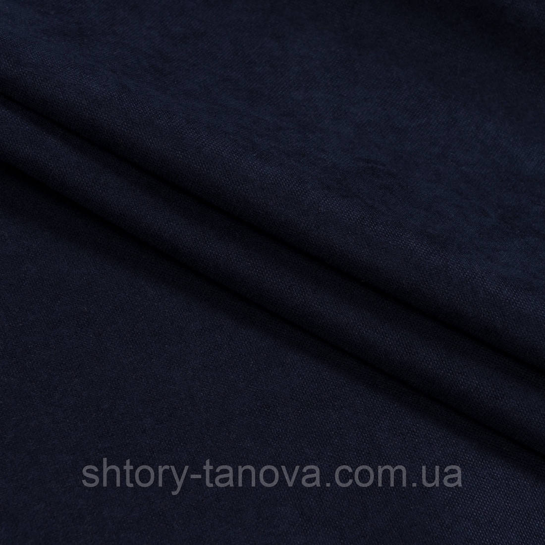 Нубук тканина для штор кобальт, фото 1