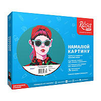 Набір техніка акрилова живопис по номерам, "Амелі", ROSA START