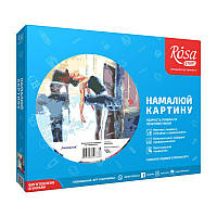 Набір техніка акрилова живопис по номерам, "Балерина", ROSA START