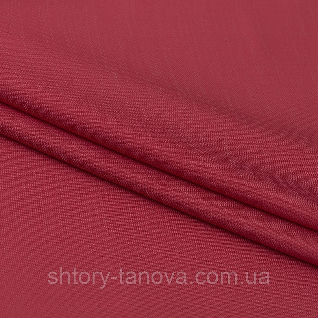 Порт'єрна тканина з обважнювачем тафта червоний жоржин, фото 1