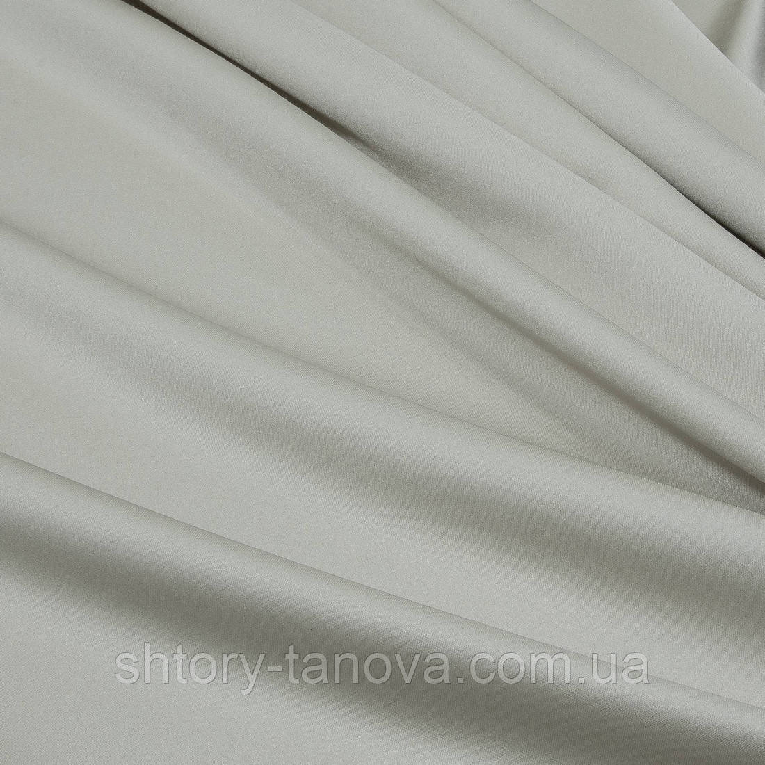 Портьерный атлас щільний крем-брюле, фото 1