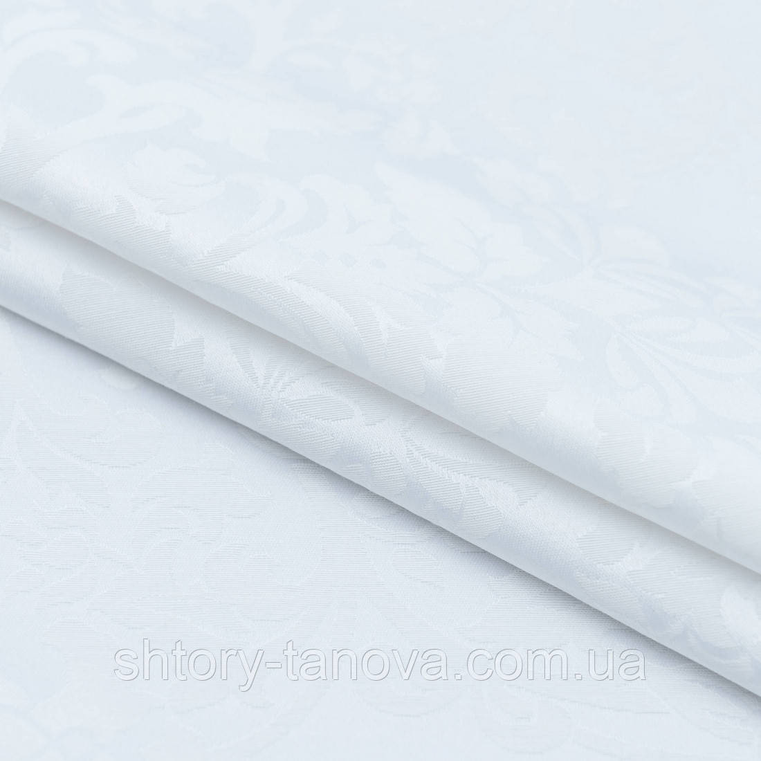 Скатертная тканина лосана /losanna білий, фото 1