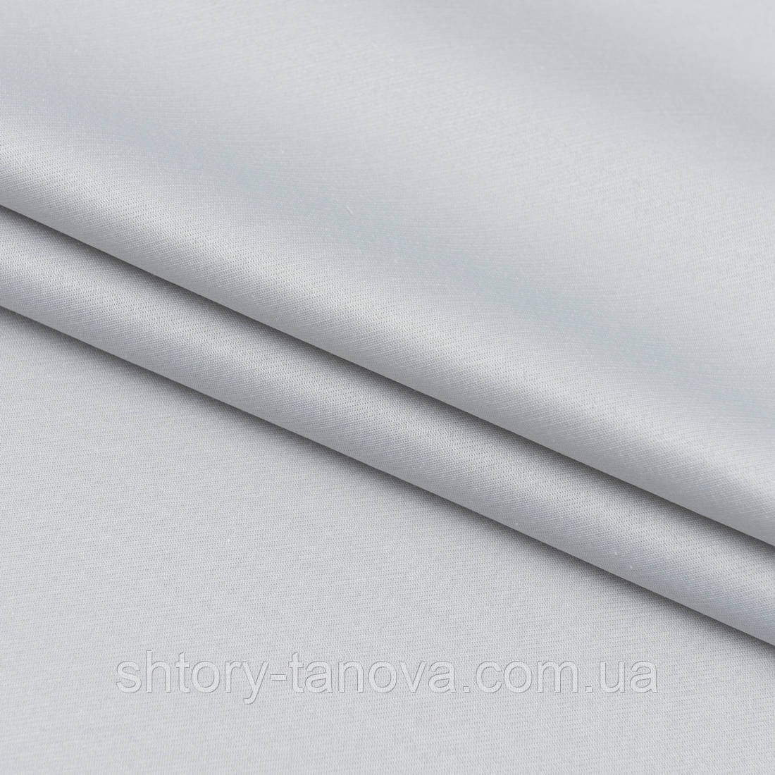 Скатертная тканина сатин тарко св. сірий, фото 1