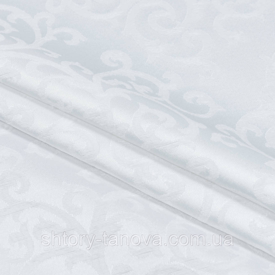Скатертная тканина калі/ kali білий, фото 1