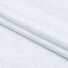 Скатертная тканина жаккард юно білий