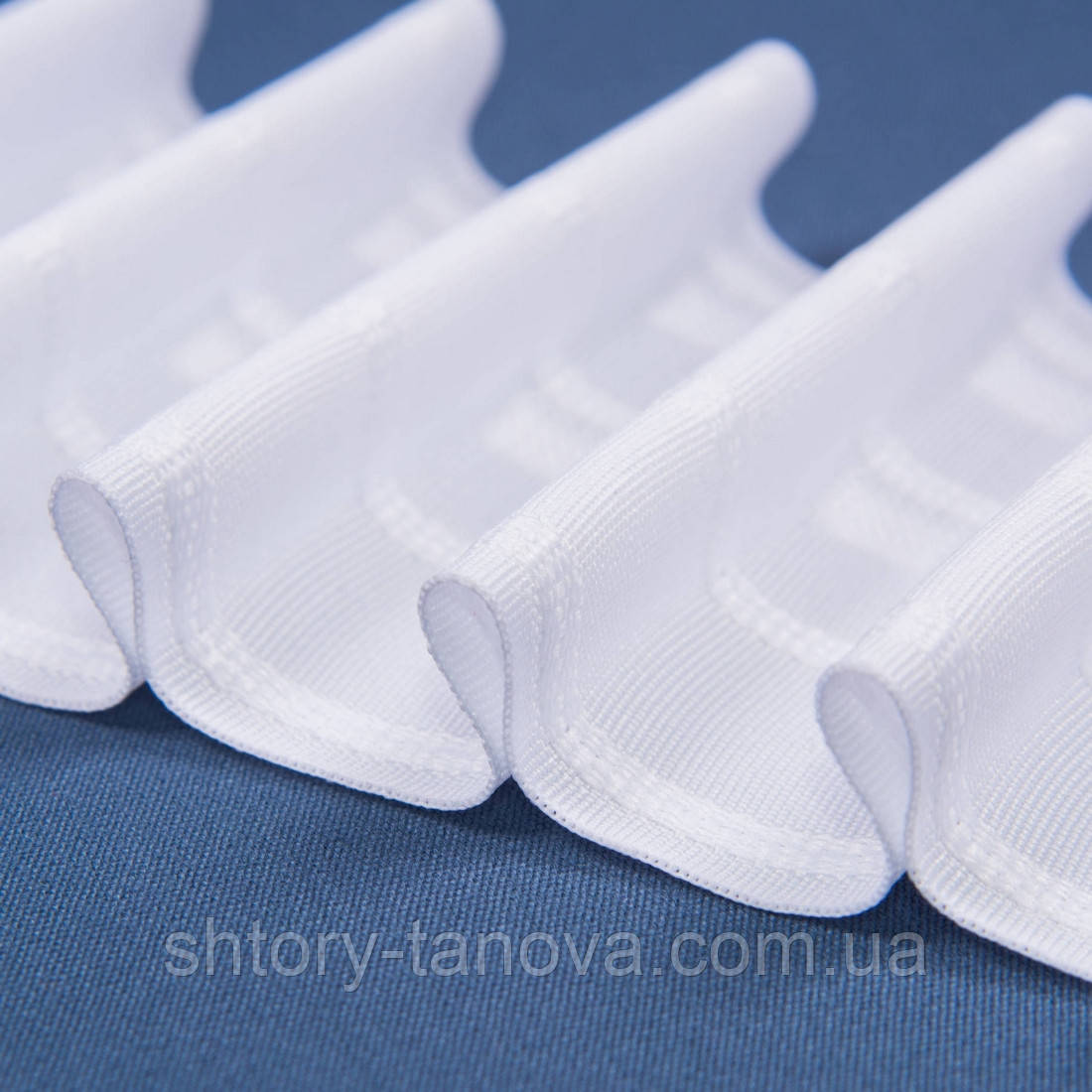 Шторна тасьма кс-1:2 100мм/50м матова олівцева, фото 1