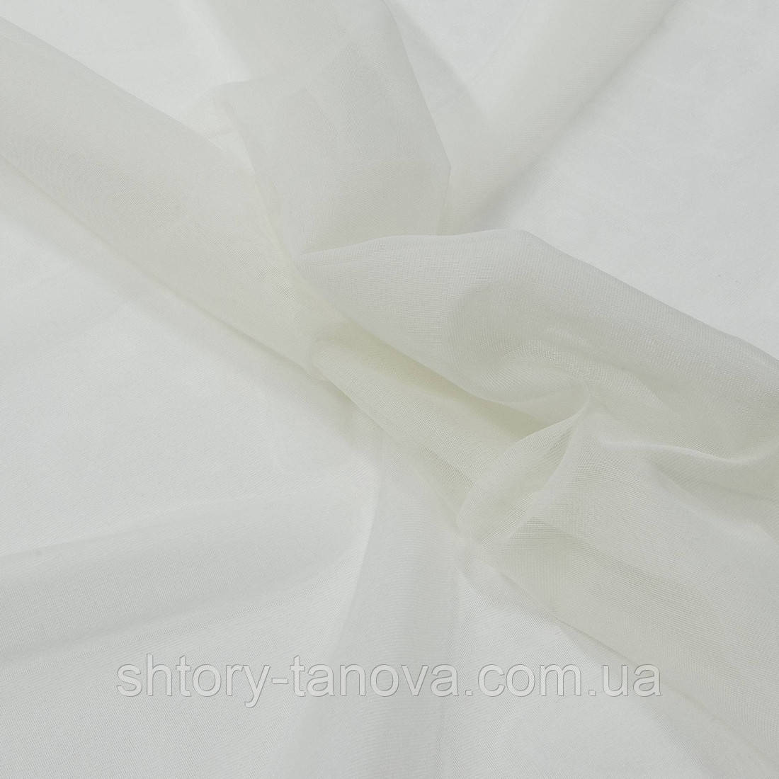Тюль з обважнювачем лінен бюті/ linen крем beauty, фото 1