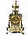 Настільні камінний годинник з португальської бронзи Virtus 1945 висота 23 см, фото 6