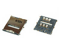 Роз'єм сім-карти (на платі) Sony C6602 Xperia Z L36h/C6603 L36i/C6606 L36a