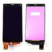 Дисплей (екран) для Sony D5803 Соні, D5833 Xperia Z3 Compact + тачскрін, чорний