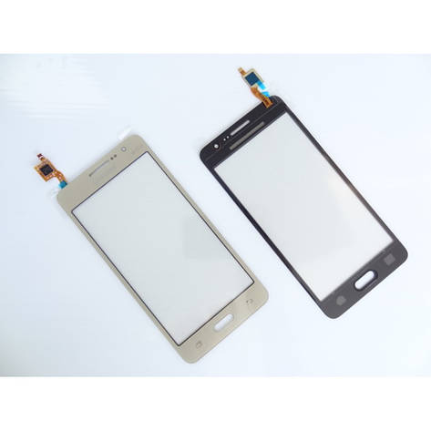 Тачскрін (сенсор) Samsung G530H Galaxy Grand Prime VE (G530 Самсунг, G530E, G530F DS), колір золотий, фото 1
