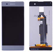 Дисплей (екран) для Sony F3112 Соні , F3111, F3113, F3115, F3116 Xperia XA + тачскрін, колір сірий