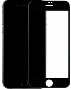 Защитное стекло для iPhone 6, 6S, 3D, с олеофобным покрытием, цвет черный