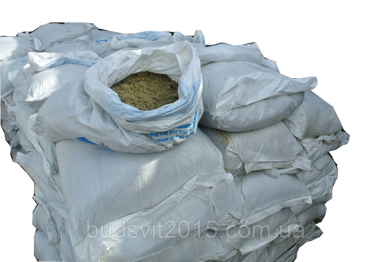 Пісок будівельний білий кар'єрний