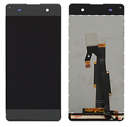 Дисплей (екран) для Sony F3212 Xperia XA Ultra Dual Sim, F3216 Соні + тачскрін, сірий, оригінал