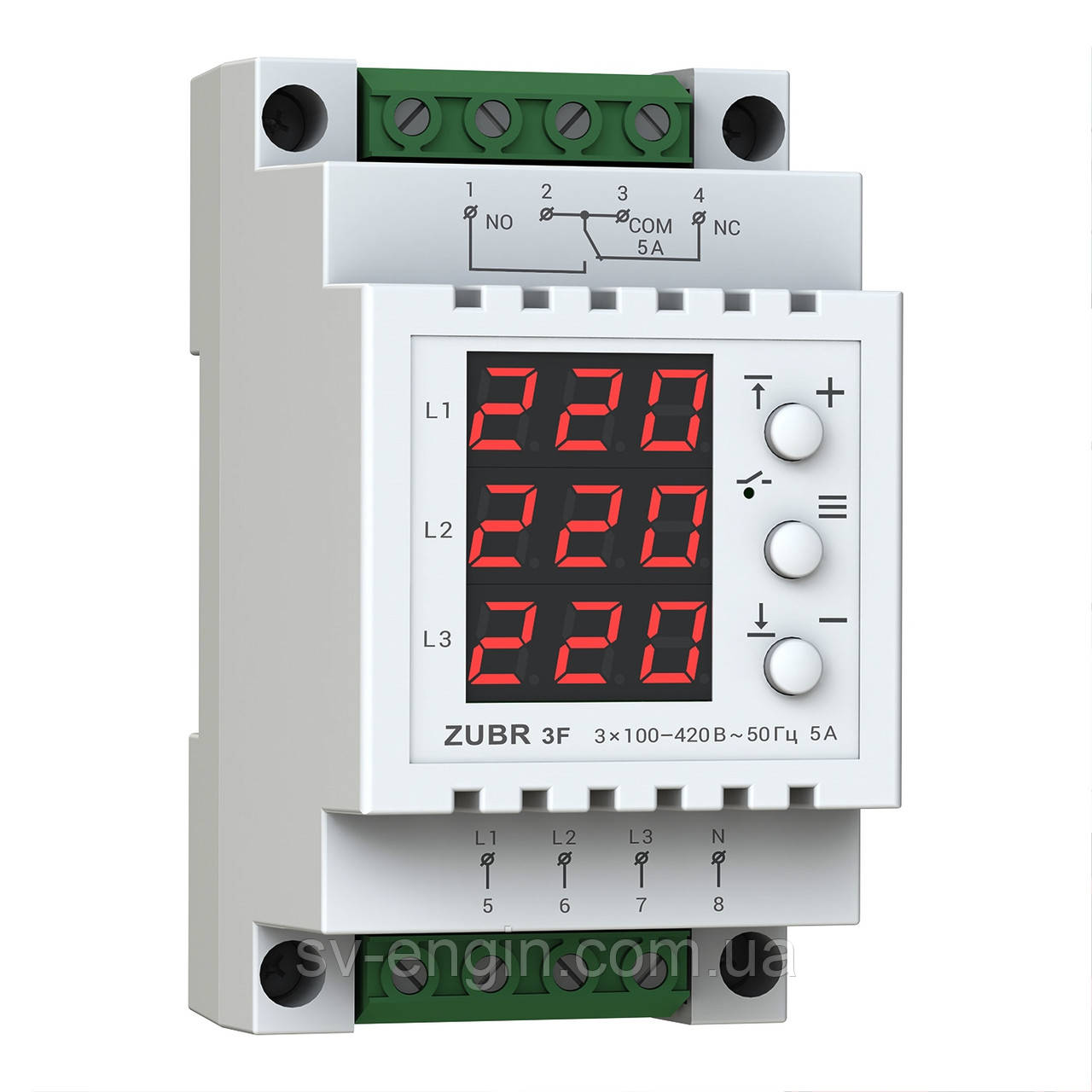 3F (DS ELECTRONICS, Україна) — реле напруги, фото 1