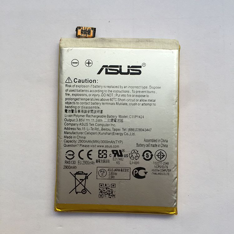Акумуляторна батарея (АКБ) для Asus C11P1424 (ZE550CL, ZE551ML) ZenFone 2 Асус , 2900 маг