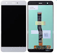 Дисплей (екран) для Huawei Nova без мікросхеми, (тип 1), CAN-L11/CAN-L01, #1540337191 + тачскрін, колір білий