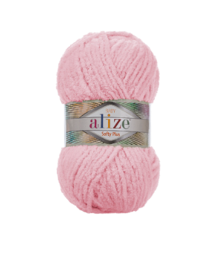 Alize SOFTY PLUS (Софті Плюс) № 31 дитячий рожевий (Пряжа, нитки для в'язання), фото 1