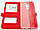 Чохол книжка з віконцями momax для Meizu Note 8 червоний, фото 3
