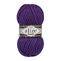 Alize SUPERLANA MEGAFIL (Суперлана Мегафіл) №111 сливовий (Пряжа, нитки для в'язання)