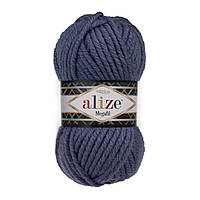 Alize SUPERLANA MEGAFIL (Суперлана Мегафіл) №203 джинс меланж (Пряжа, нитки для в'язання)