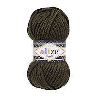 Alize SUPERLANA MEGAFIL (Суперлана Мегафіл) №241 хакі (Пряжа, нитки для в'язання)