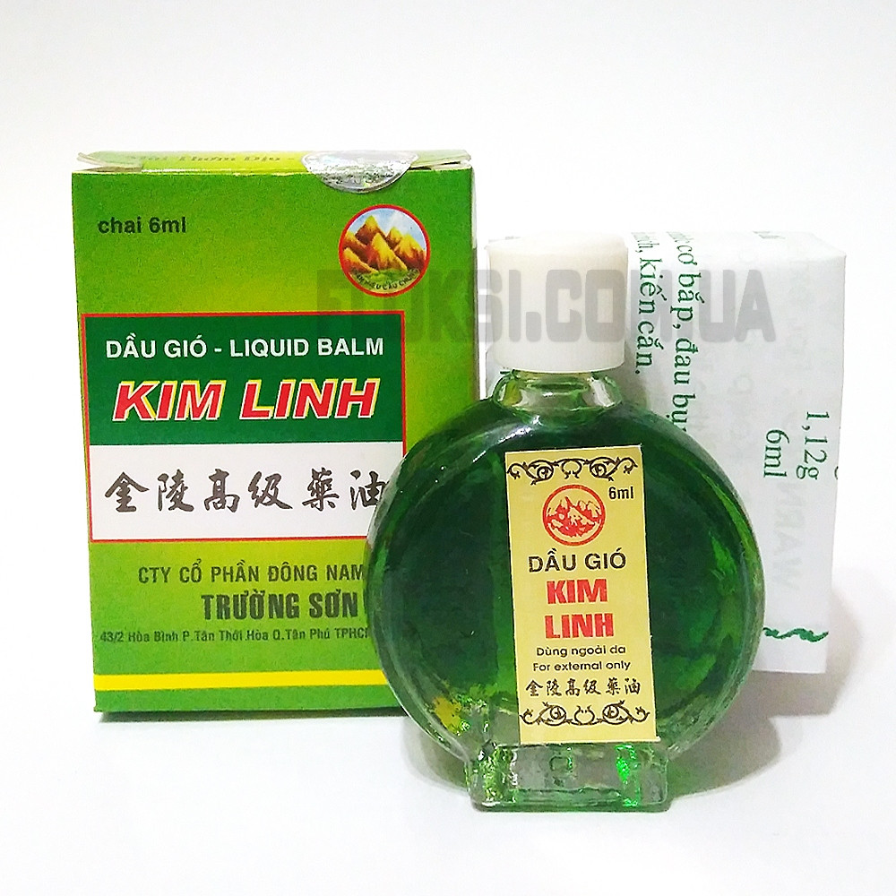 Кім Лін Dau Gio — рідкий бальзам 6 мл. В'єтнам