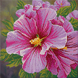 Схема для часткової зашивки бісером — "Рожевий квіточок"