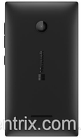 Задняя крышка для Microsoft (Nokia) 435 Lumia Dual Sim, 532 (RM-1069), черная